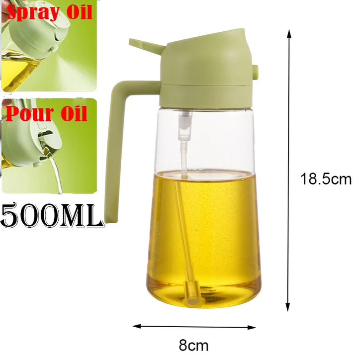 2-in-1 Olive Oil Spray Bottle