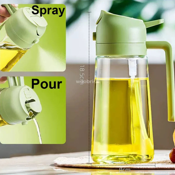 2-in-1 Olive Oil Spray Bottle