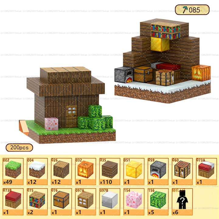 Magnetic Building Minecraft Set