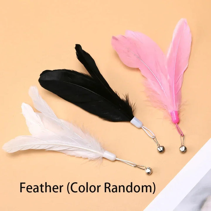 Interactive Feather Cat Toy