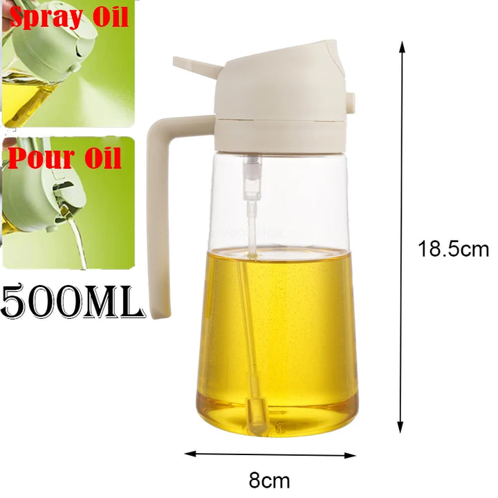 2-in-1 Olive Oil Spray Bottle