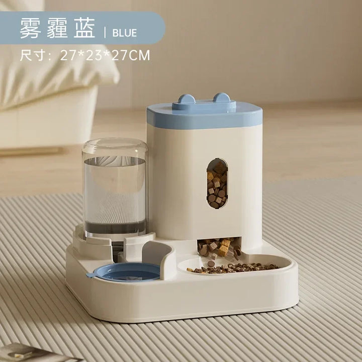 2-in-1 Automatic Feeder & Water Fountain