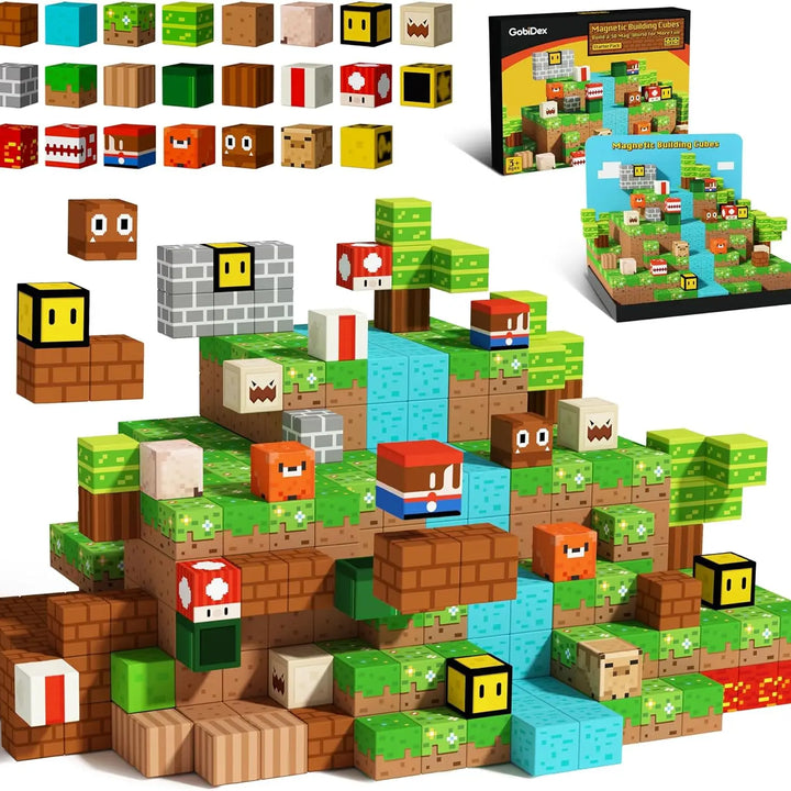Magnetic Building Minecraft Set