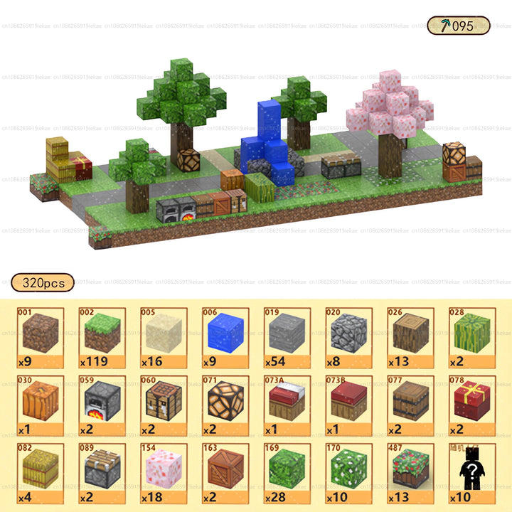 Magnetic Building Minecraft Set