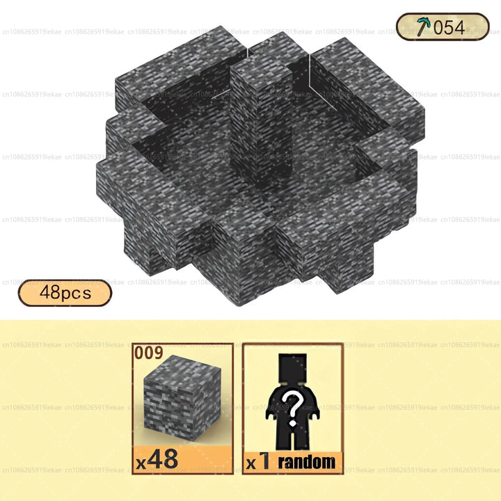 Magnetic Building Minecraft Set