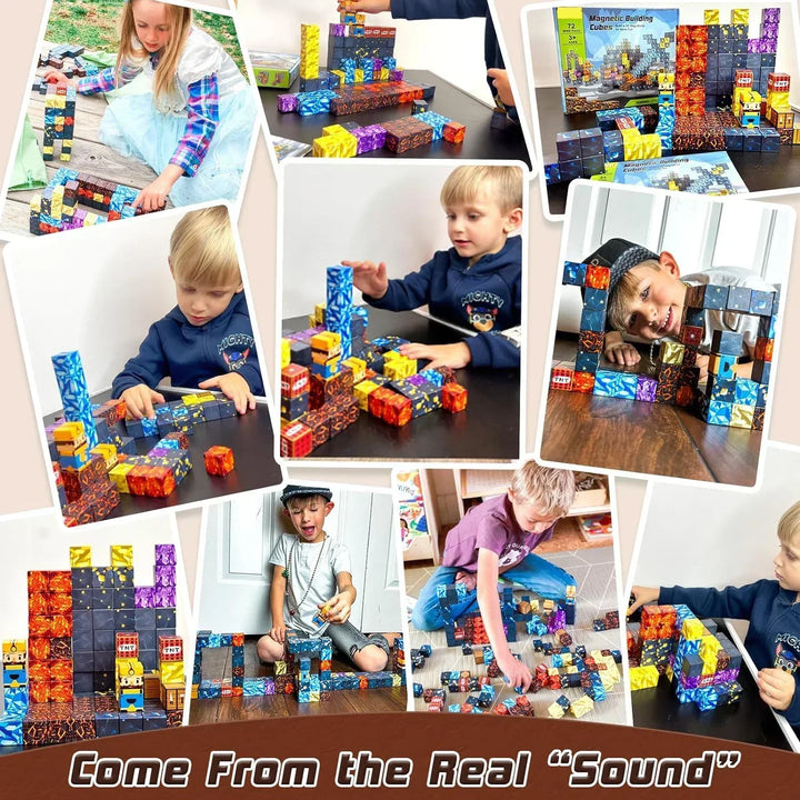 Magnetic Building Minecraft Set