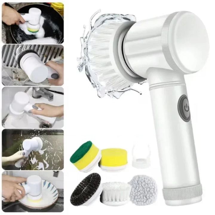 5-in-1 Electric Spin Scrubber