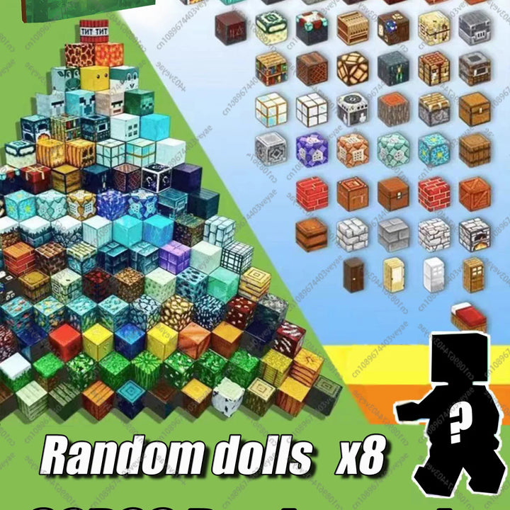 Magnetic Building Minecraft Set