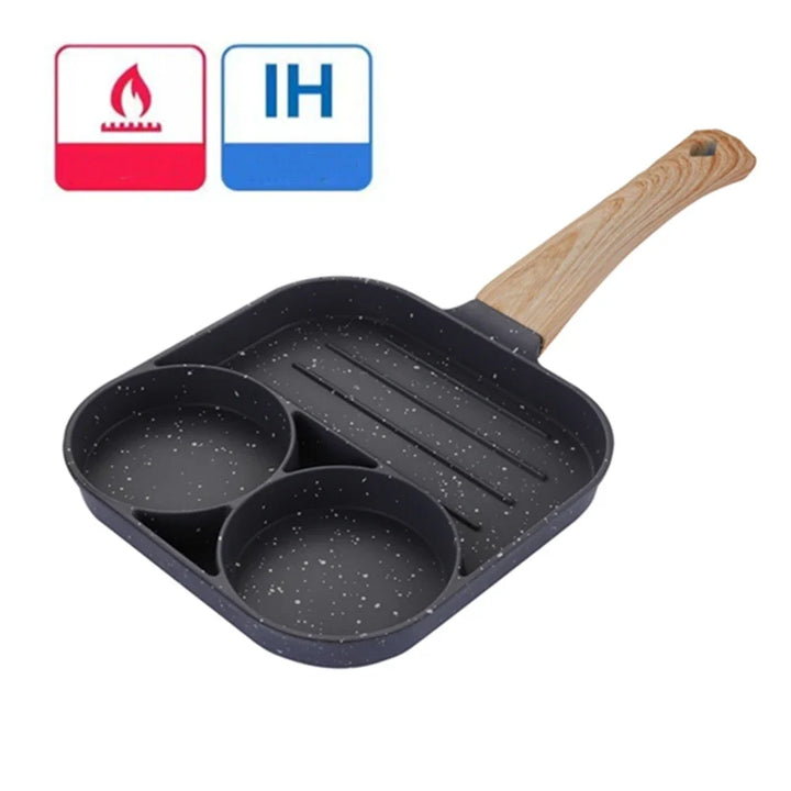 2/4-Hole Non-Stick Frying Pan