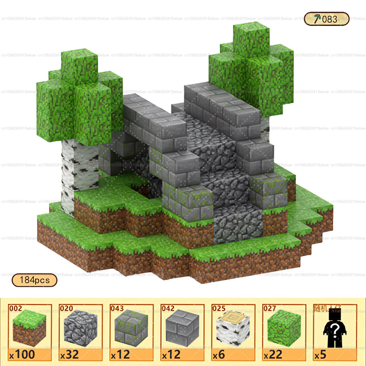 Magnetic Building Minecraft Set