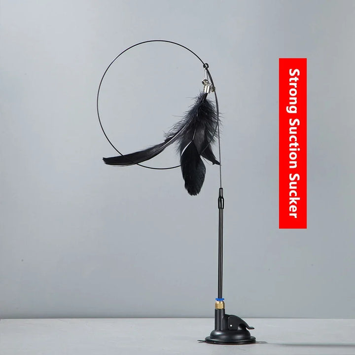 Interactive Feather Cat Toy