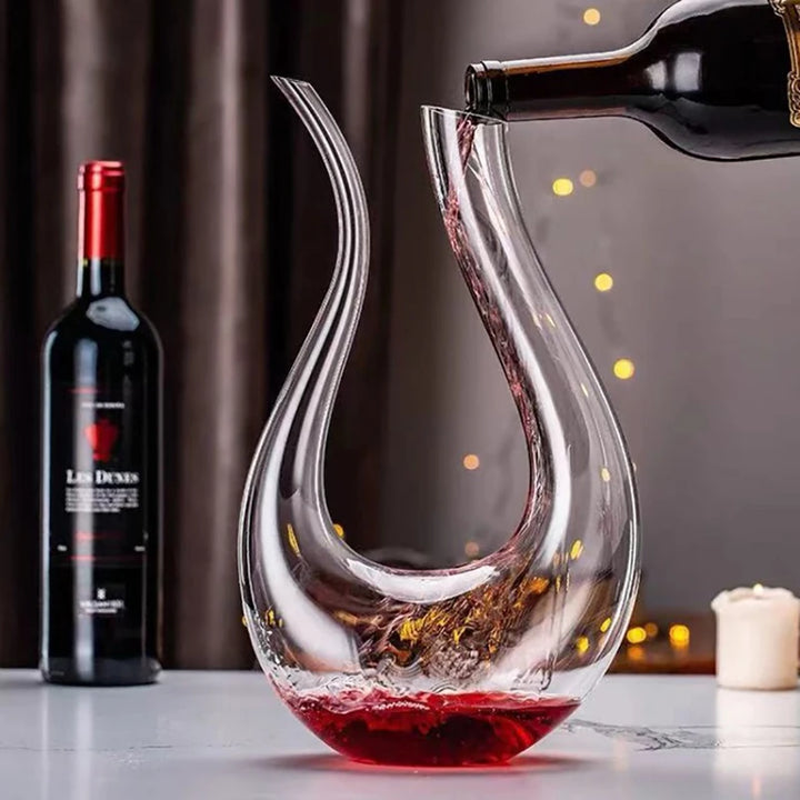 1500ml Crystal U-Shaped Wine Decanter