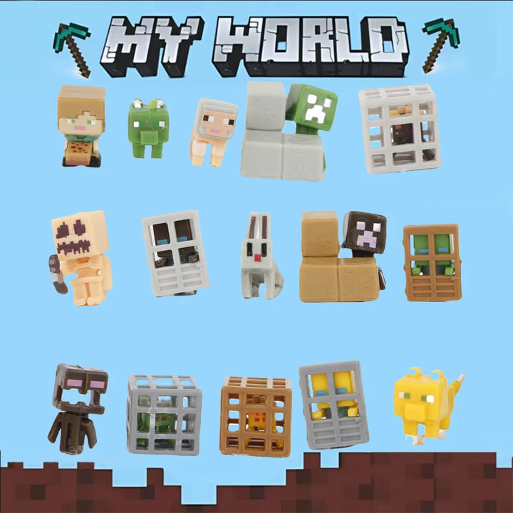Magnetic Building Minecraft Set