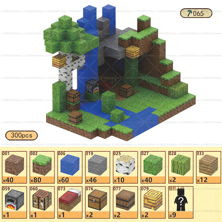 Magnetic Building Minecraft Set
