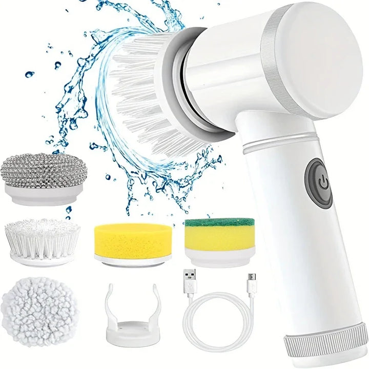 5-in-1 Electric Spin Scrubber