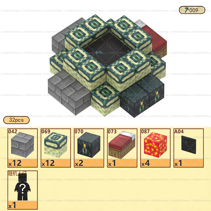 Magnetic Building Minecraft Set