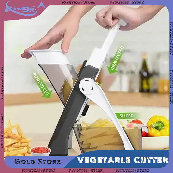Manual Vegetable Cutter & Food Chopper