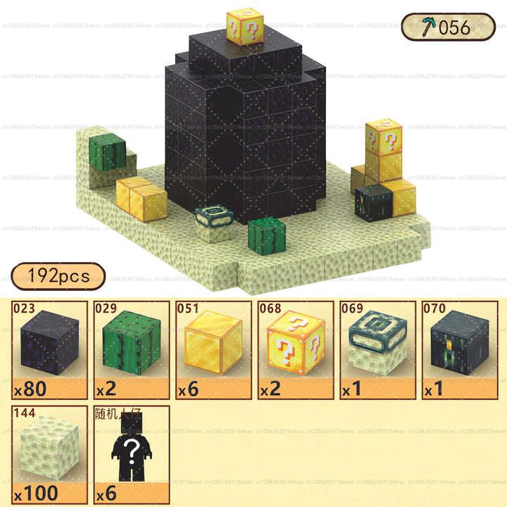 Magnetic Building Minecraft Set