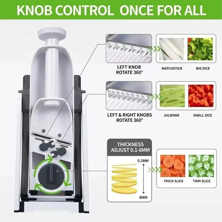 Manual Vegetable Cutter & Food Chopper