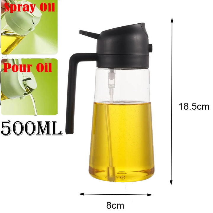 2-in-1 Olive Oil Spray Bottle