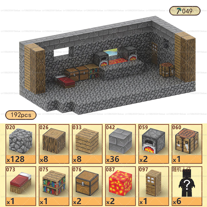 Magnetic Building Minecraft Set