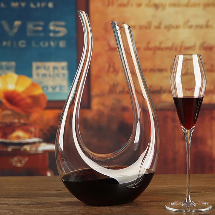 1500ml Crystal U-Shaped Wine Decanter