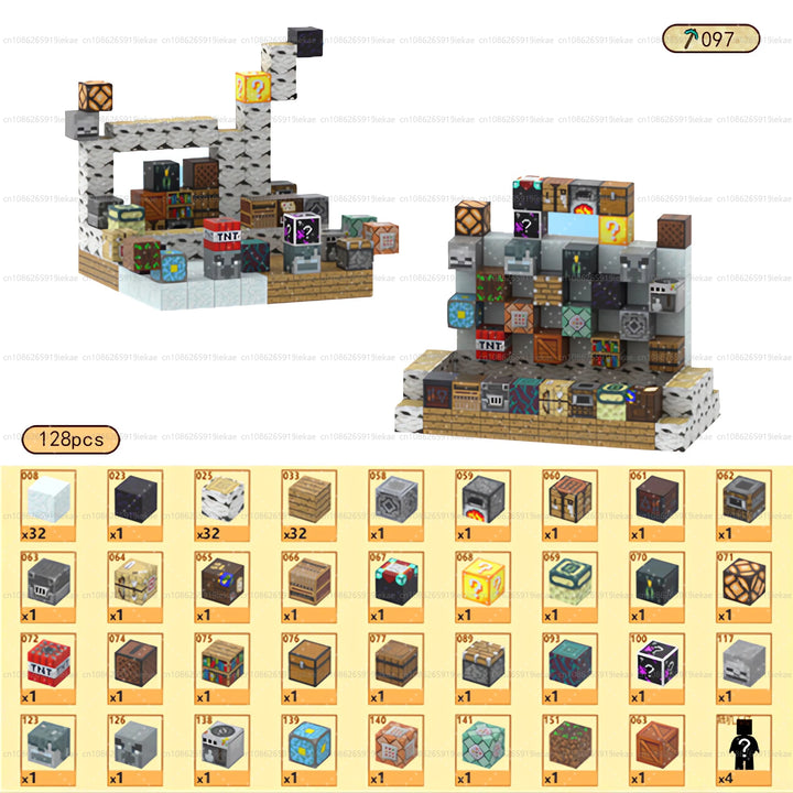 Magnetic Building Minecraft Set