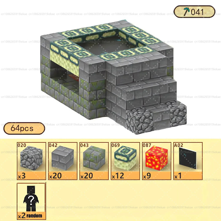 Magnetic Building Minecraft Set