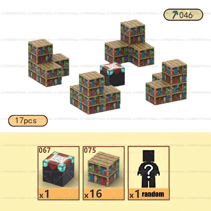 Magnetic Building Minecraft Set