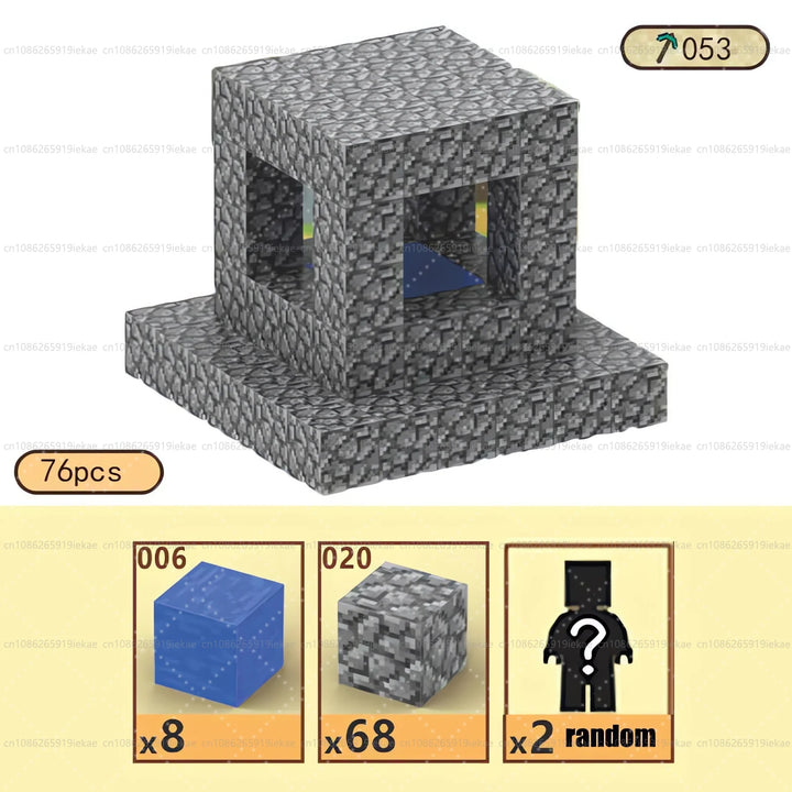 Magnetic Building Minecraft Set